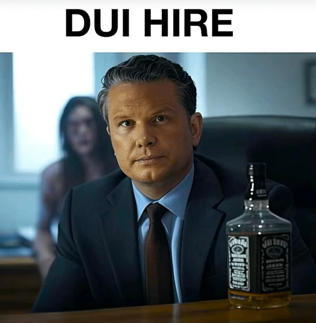 DUI hire Pete Hegseth