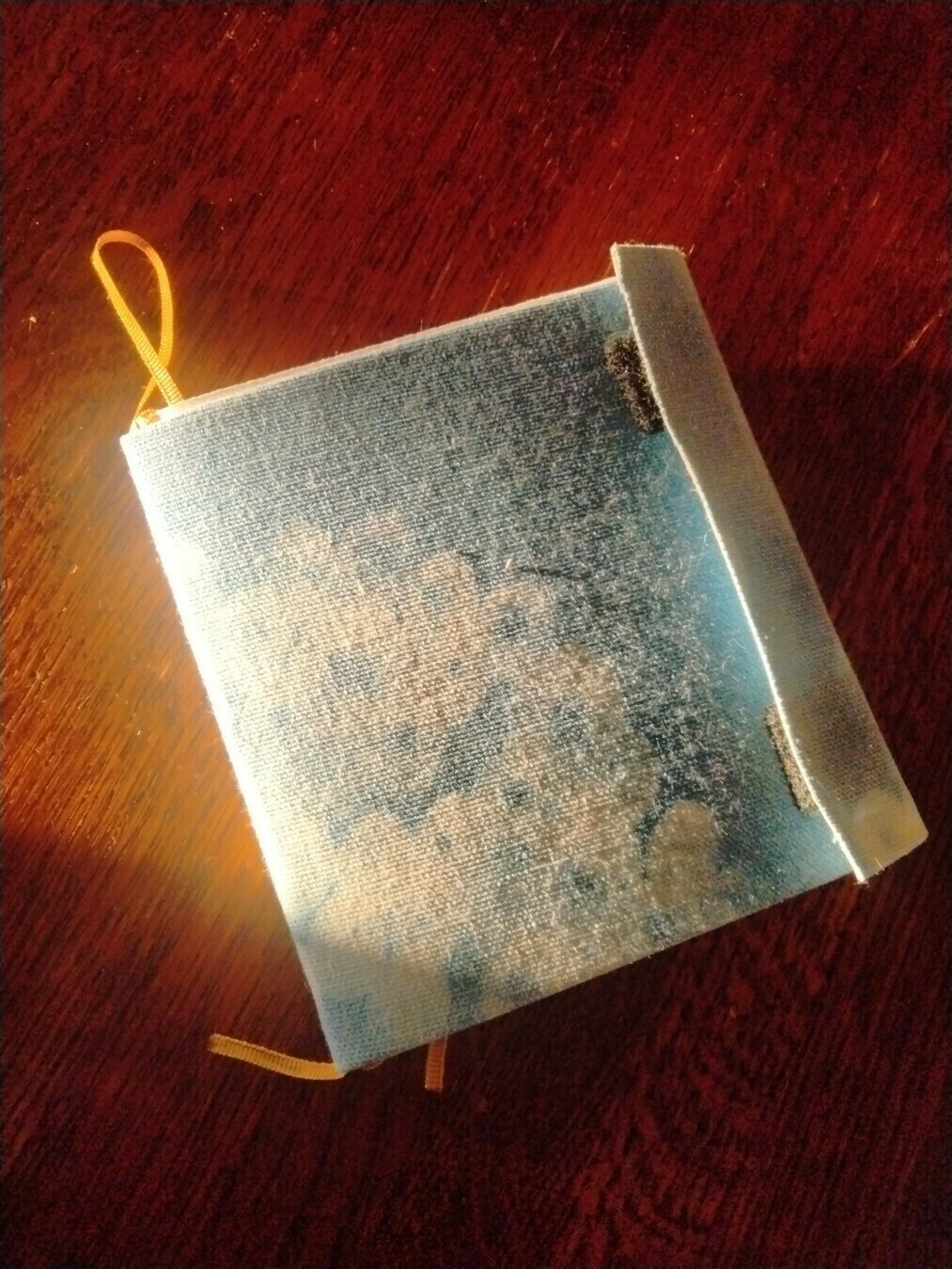 carnet des voyages avec cyanotype